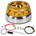 J2 Steering Wheel Short Hub Adapter for Ford Mustang/Fairlane (1965–1969) Gold