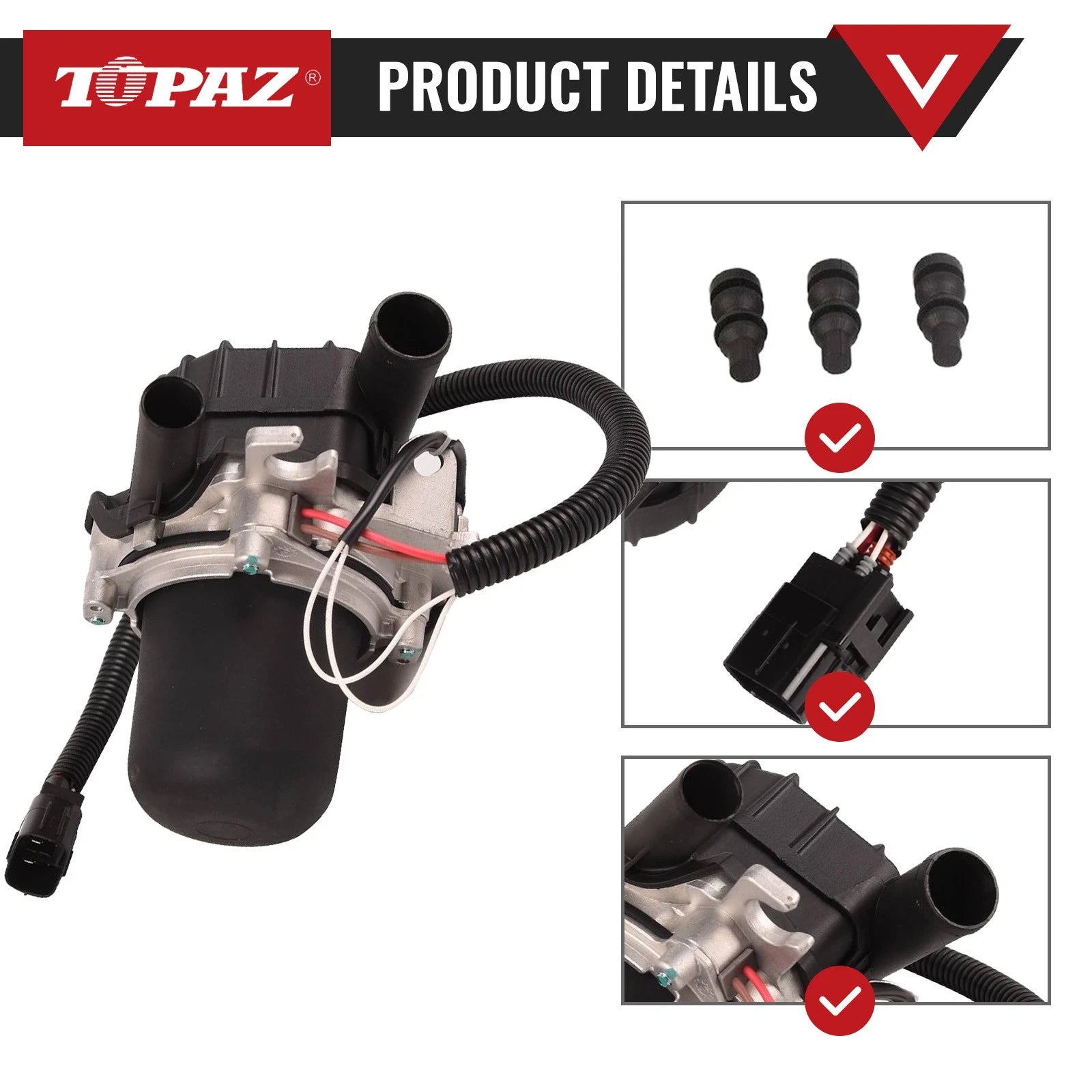 2X Secondary Air Injection Pump for Toyota Sequoia Tundra (2011-2021)