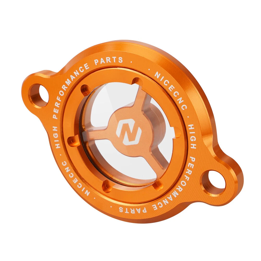 CNC Engine Oil Filter Cover Cap for KTM Duke 125/200/250/390 (2016–2023)