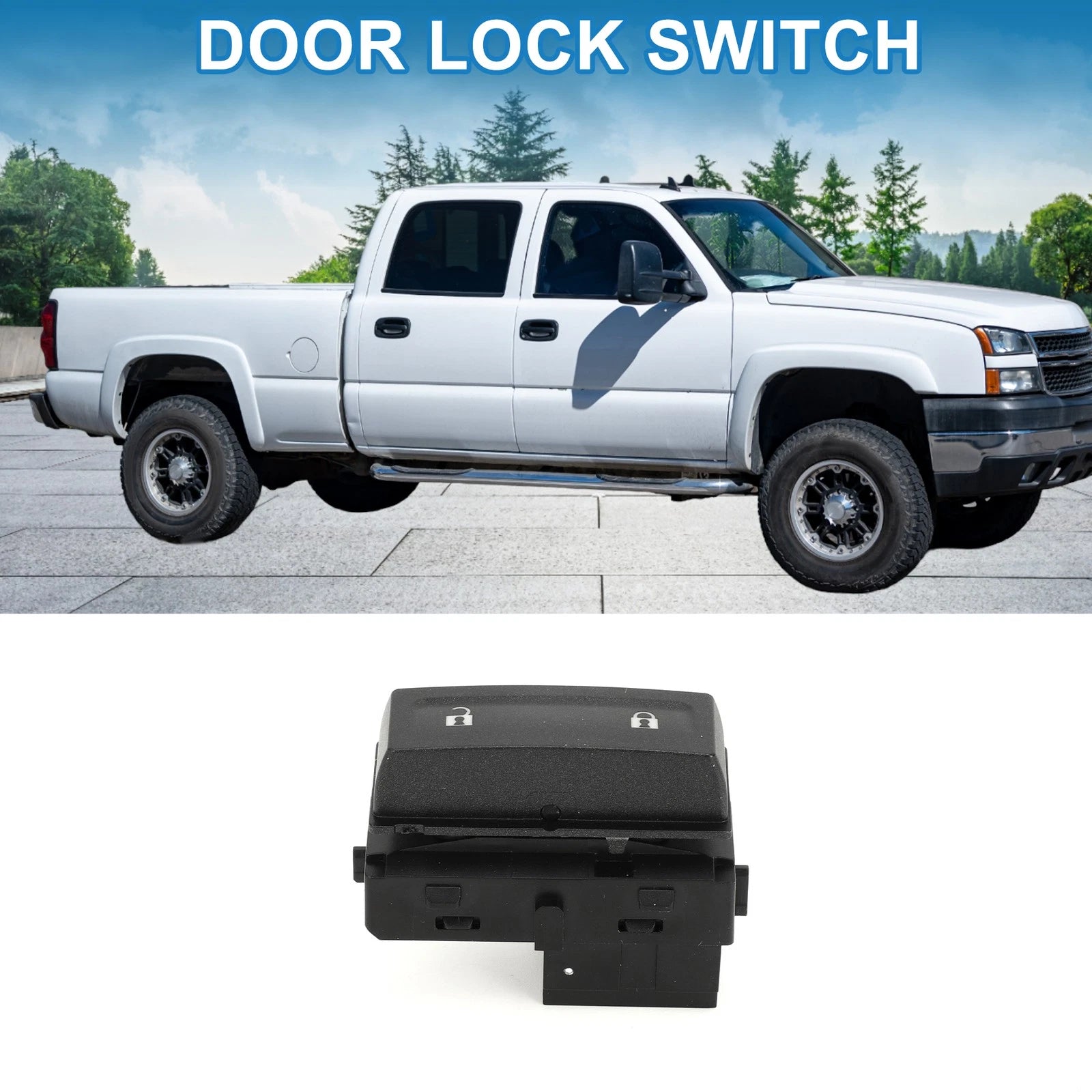 Door Lock Switch No.22901816 for Cadillac ATS, Chevrolet Silverado 1500 (2013–2019)