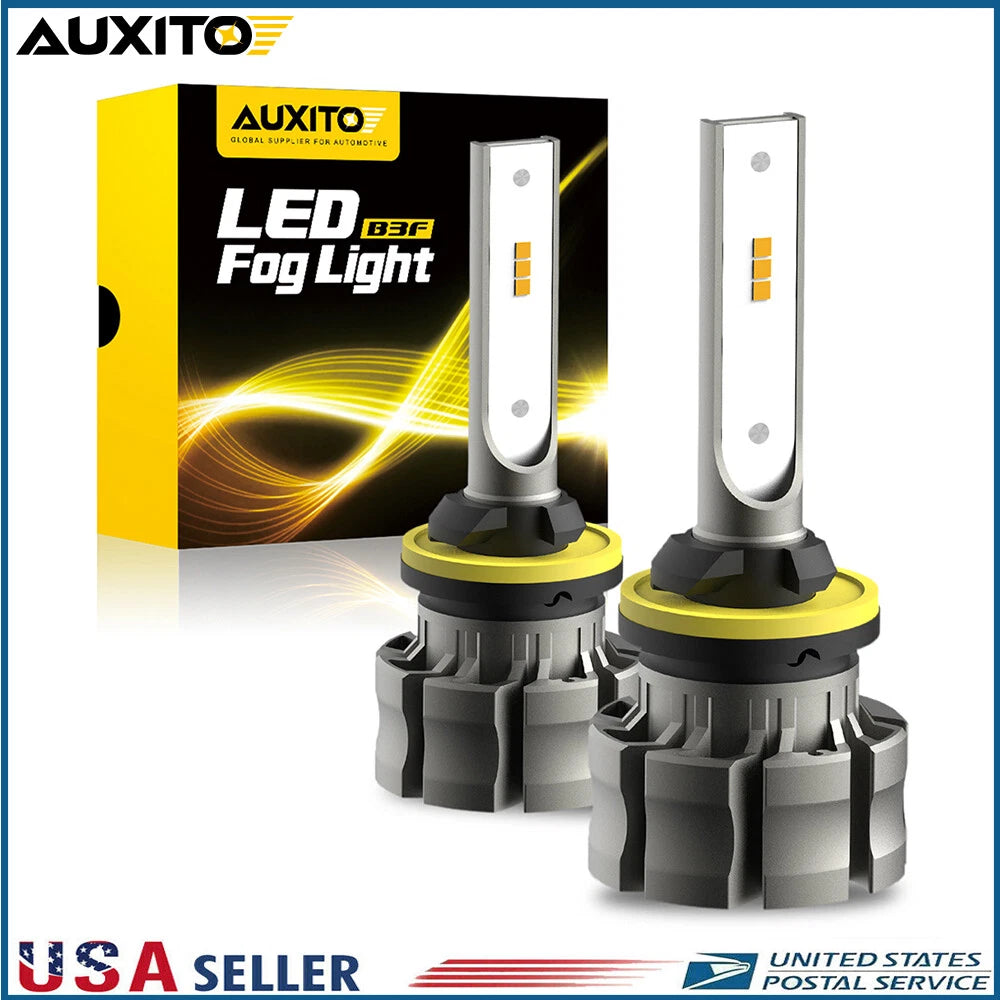 2X LED Fog Driving Light Bulb for AUXITO 880 881 892 (4000LM, 3000K)