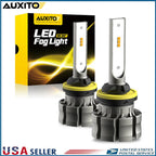 2X LED Fog Driving Light Bulb for AUXITO 880 881 892 (4000LM, 3000K)