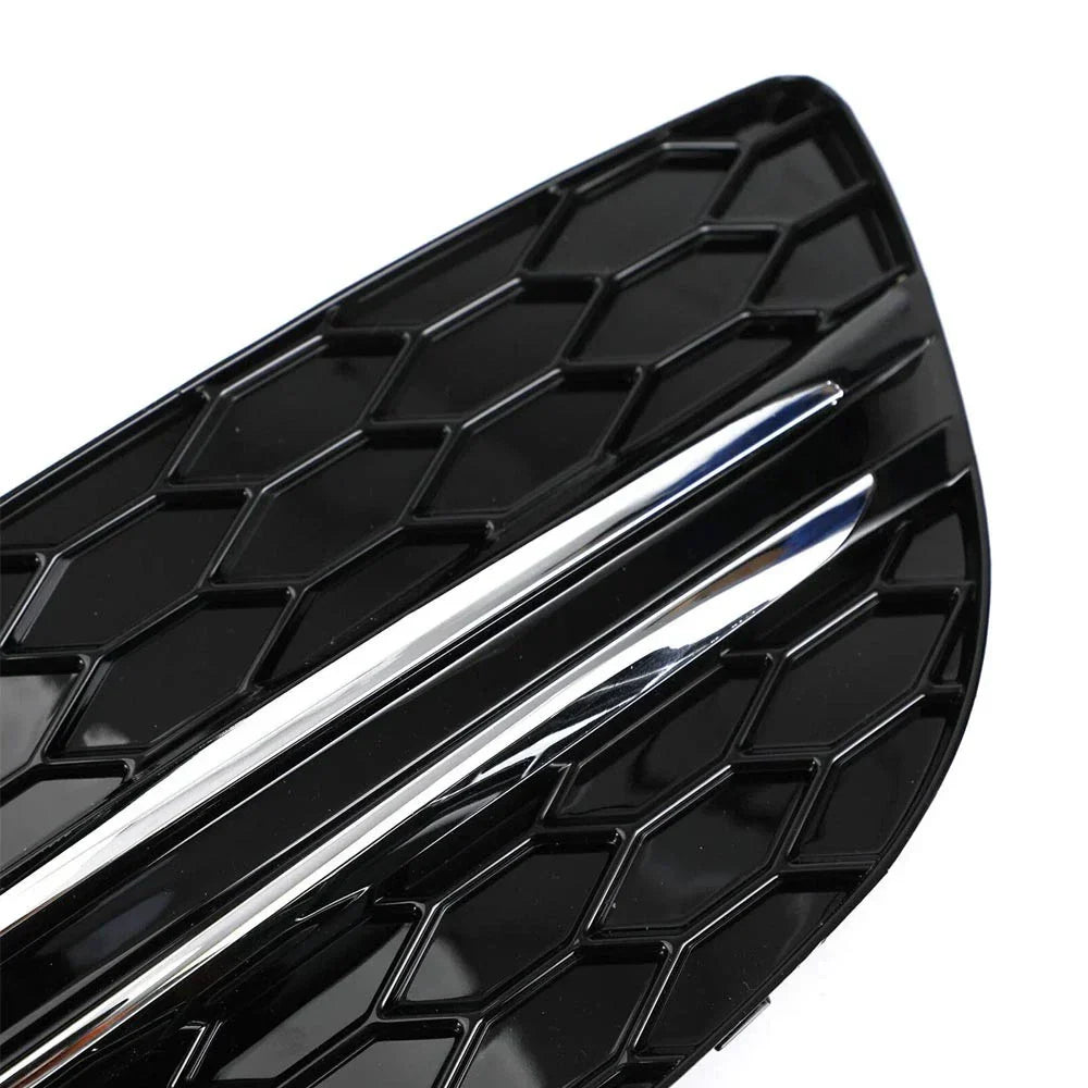2 x Front Fog Light Vent Grille Cover for Mercedes-Benz W205 C300 (2015–2018)