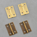 6x Wooden Box Hinge for Cabinet Toolbox (38x27mm)