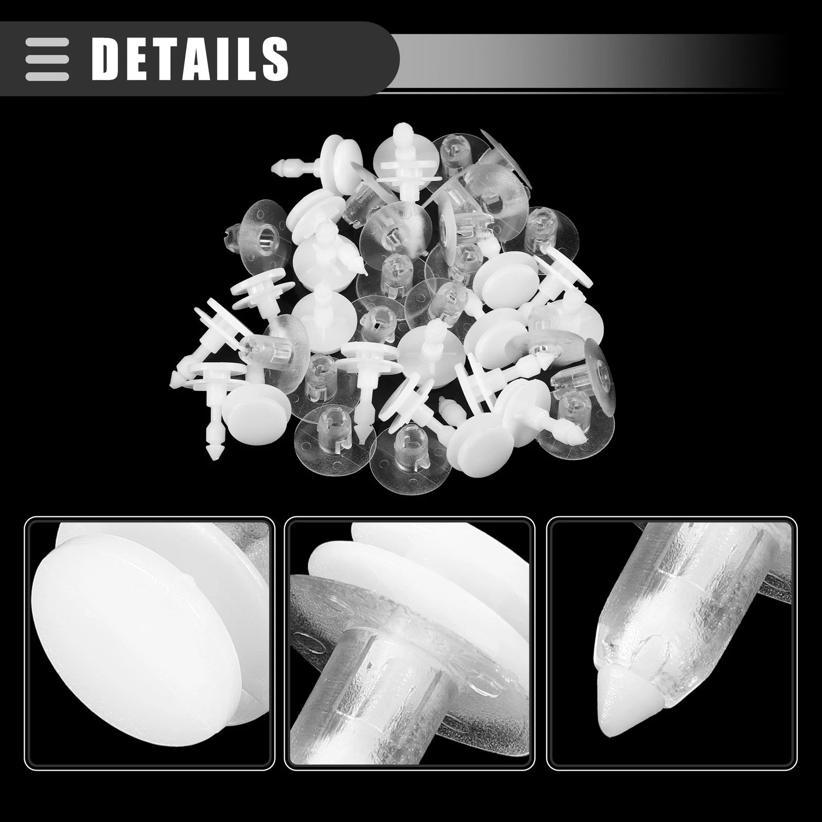 20 Pcs Door Trim Panel Push Clips for Dodge (No. 6505292AA)