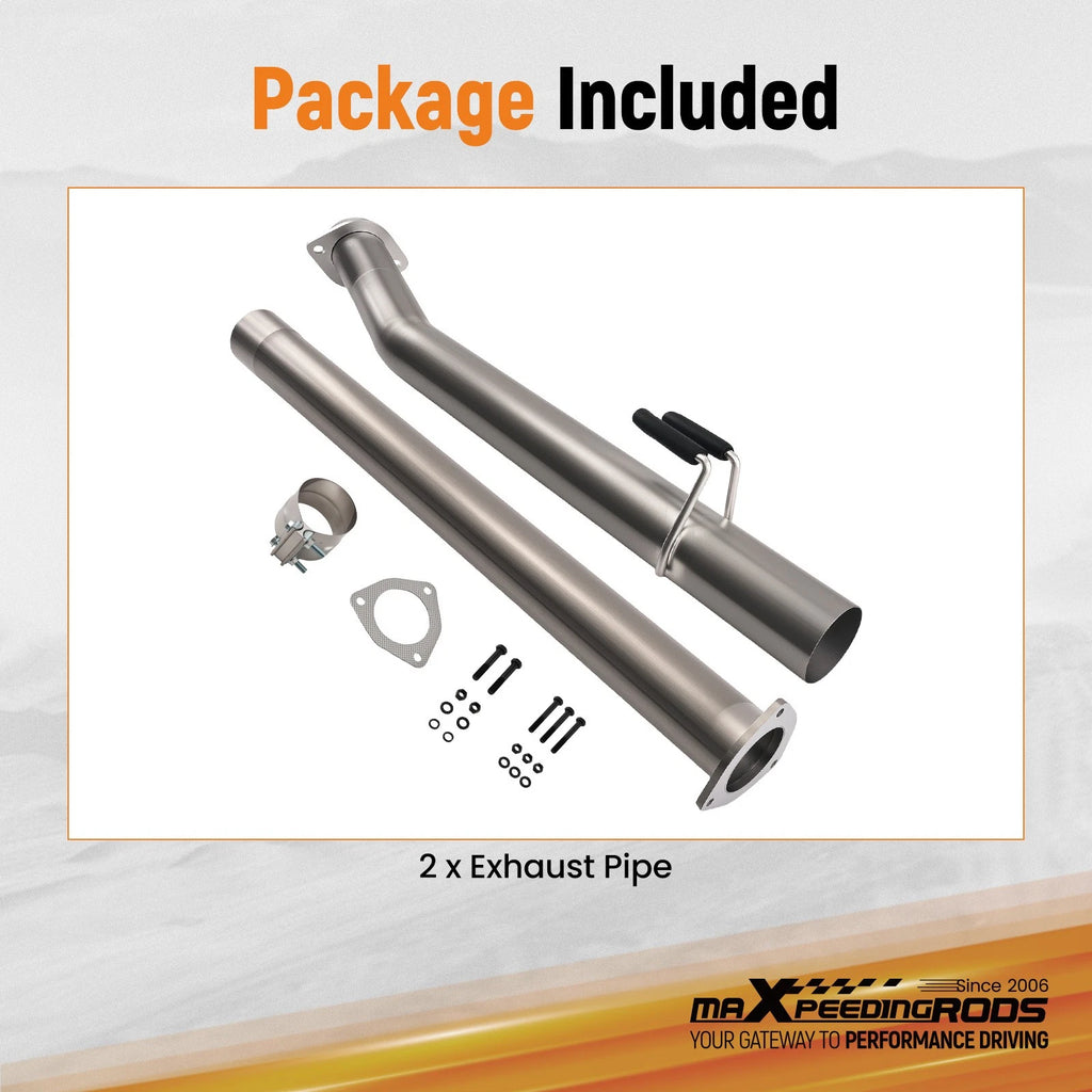 4" Exhaust Pipe Kit for Ford F-250 F-350 F-450 6.7L (2011–2016) Stainless Steel