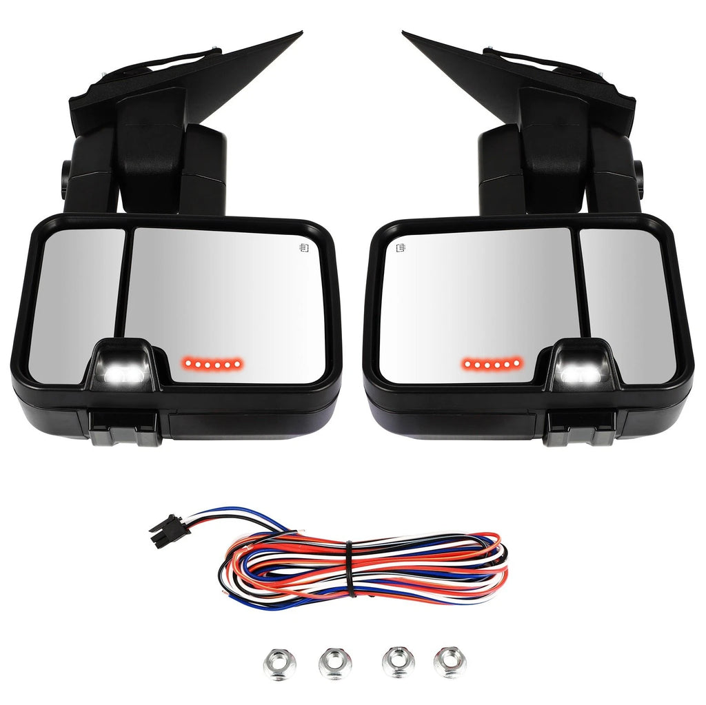 Power Heated Tow Mirrors for Chevy Silverado GMC Sierra (2014–2018)
