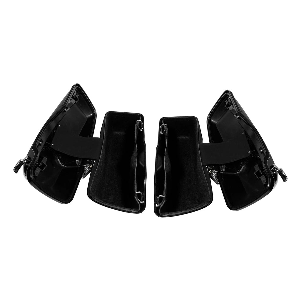 Hard Saddlebags for Harley Street Road Glide (2014–2023) Black Tempest