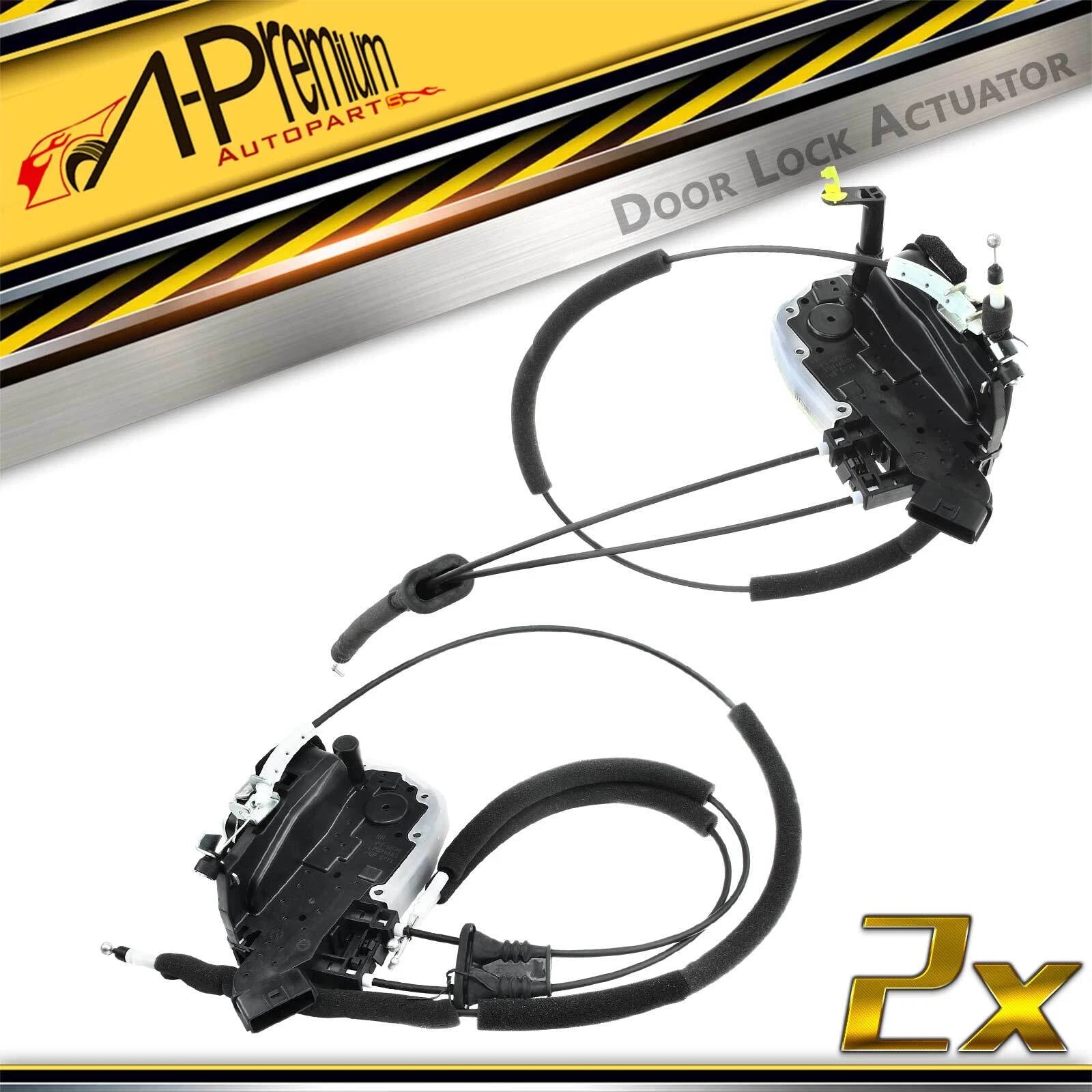 2X Front Door Lock Actuator for Nissan Rogue (2008–2015)