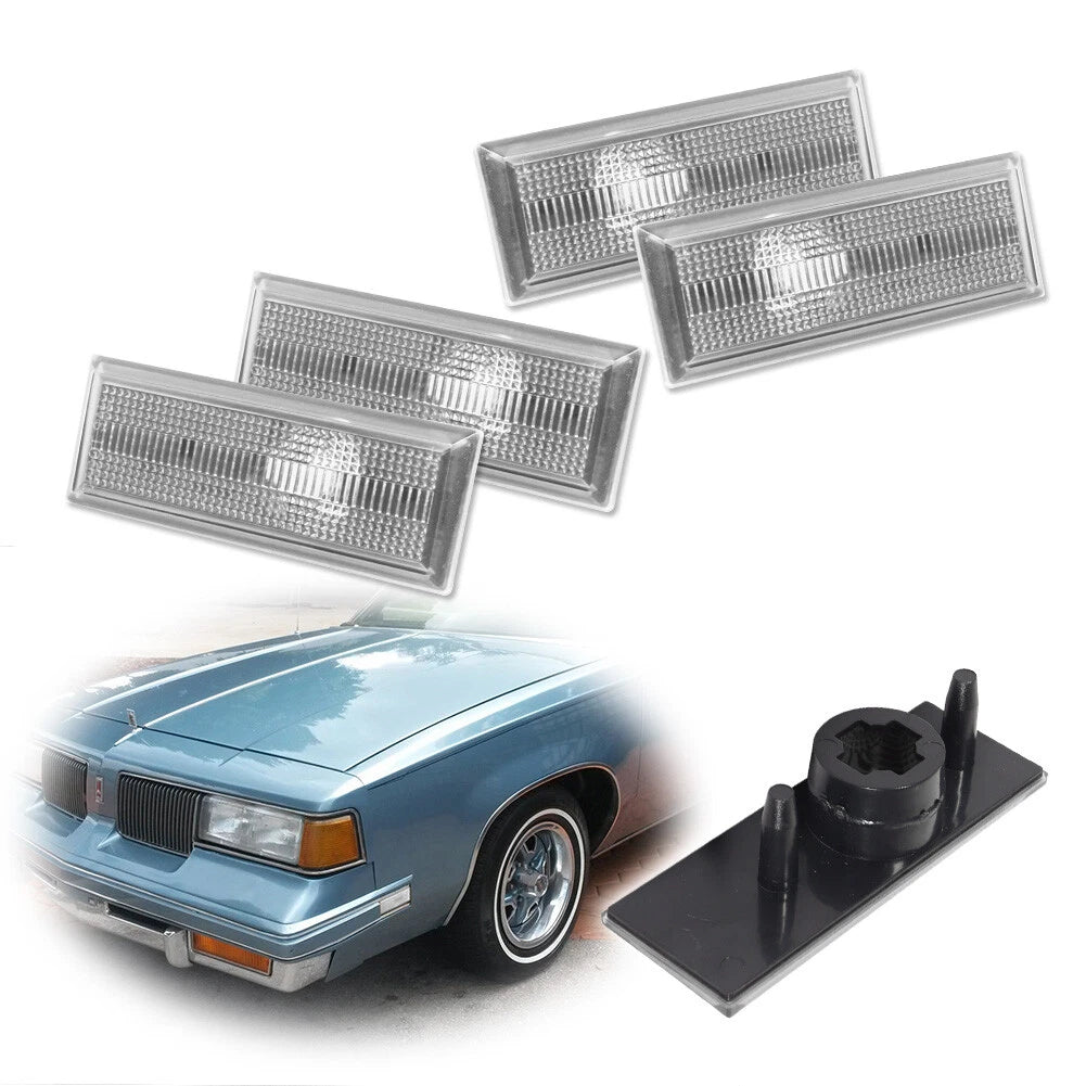 Clear Side Marker Lamps Housing for Cutlass 2 Door (1981–1988)