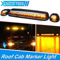 3PC LED Top Cab Roof Marker Clearance Light for Silverado Sierra (2002–2007)
