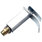 Waterfall Spout Bathroom Basin Faucet for Chrome Sink Mixer Tap (—)