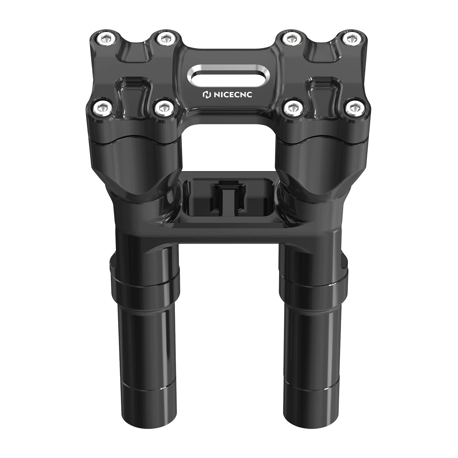 Set of 1" Bar Kickback Risers for Harley Street Bob FXBB 107 (2018–2020), FXBBS 114 (2021–2023)