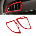 Dashboard Air Vent Outlet Cover Trim for Kia Stinger (2018-2023) Red RHD
