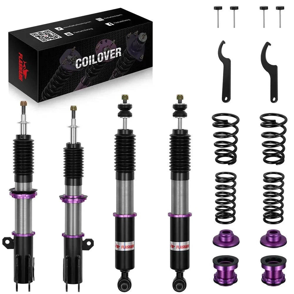 32 Level Damping Adjustable Coilovers for Toyota Yaris (2013–2019)
