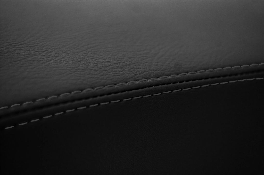 Leather Console Lid Armrest Cover for Ford Explorer Limited (2011–2019) Black