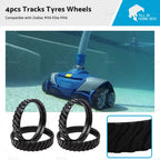 4X Tracks Tyres for Zodiac MX8 MX6 Baracuda (R0526100) Pool Cleaner