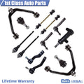 13pcs Front Control Arm Ball Joints Tie Rods for Chevrolet Avalanche (1999–2006)