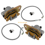 Front Brake Calipers with Hose Lines for Polaris Scrambler 400 500 Magnum 325 330 (1995–2005)