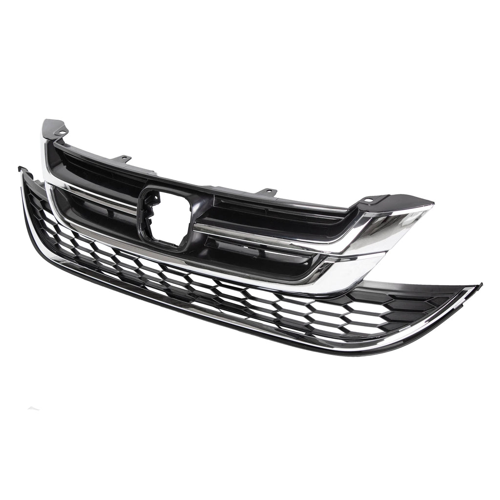 Chrome Upper Grille Mesh for Honda CR-V (2010–2011)