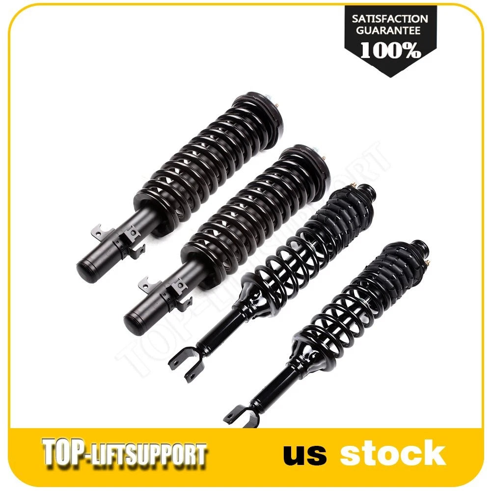 Set of 4 Complete Struts with Coil Springs for Honda Accord (1994–1997)