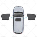 2X Car Window Shades for Mazda 6 Liftback (2007–2012) UV Protection