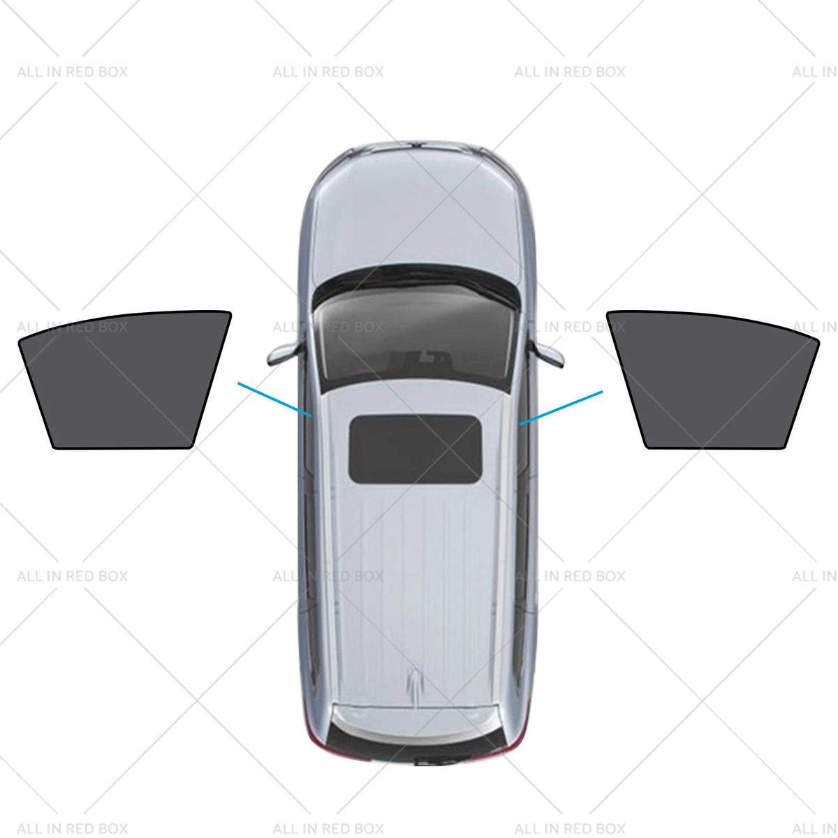 2X Car Window Shades for Mazda 6 Liftback (2007–2012) UV Protection