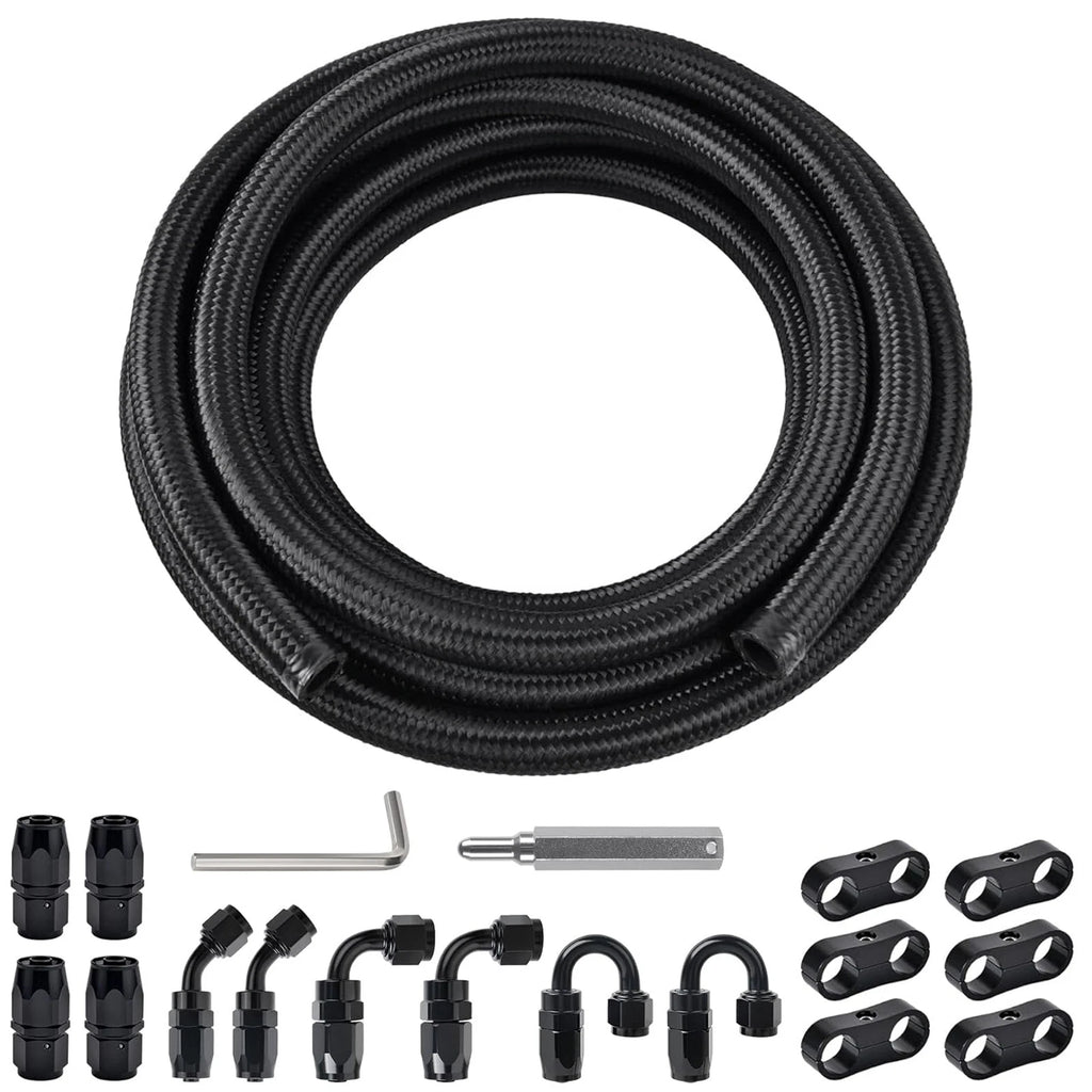 8AN PTFE Fuel Line Kit for Universal Applications (20FT)