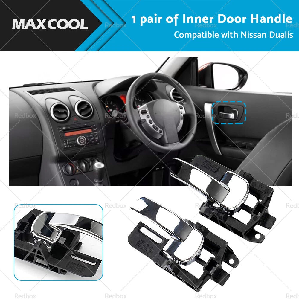 2X Interior Door Handle for Nissan Dualis J10 (2007–2013)