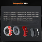 Front Brake Calipers w/ Brackets Dual Piston for GMC Sierra 2500 3500 HD (2011–2017)