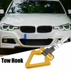 Screw-On Tow Hook Triangle Ring for BMW 3 Series Z3 Z4 Gold Tone