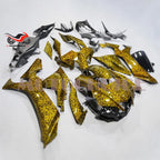 Gold Forged Carbon Fiber Bodywork Fairing Kit for Yamaha YZF R1 R1M