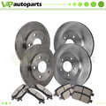 Set of 4 Disc Brake Rotors and Ceramic Pads for Chevrolet Impala Limited (2014–2016)
