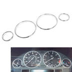 Speedometer Gauge Dial Rings Bezel Trim for BMW 5 7 Series E39 E38 M5 X5 E53 (1995–2003)