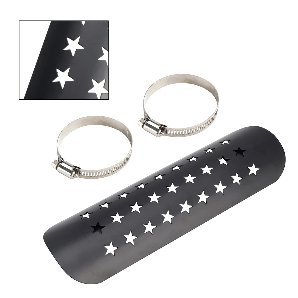 Exhaust Muffler Pipe Heat Deflector Cover for Motorcycle Scooter