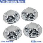 Set of 4 Wheel Hub Chrome Center Caps for Ford F-150 (1997–2000) 909-032