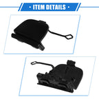 Tow Hook Eye Cover Cap for Mercedes-Benz E-Class W213 (2017–2023) Black