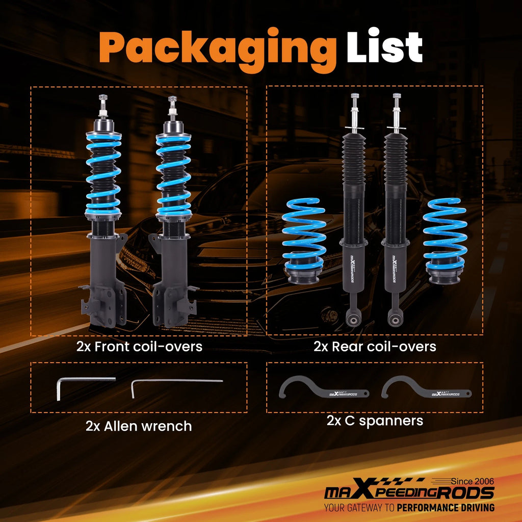 Adjustable Coilovers for Honda Fit (2009-2014)