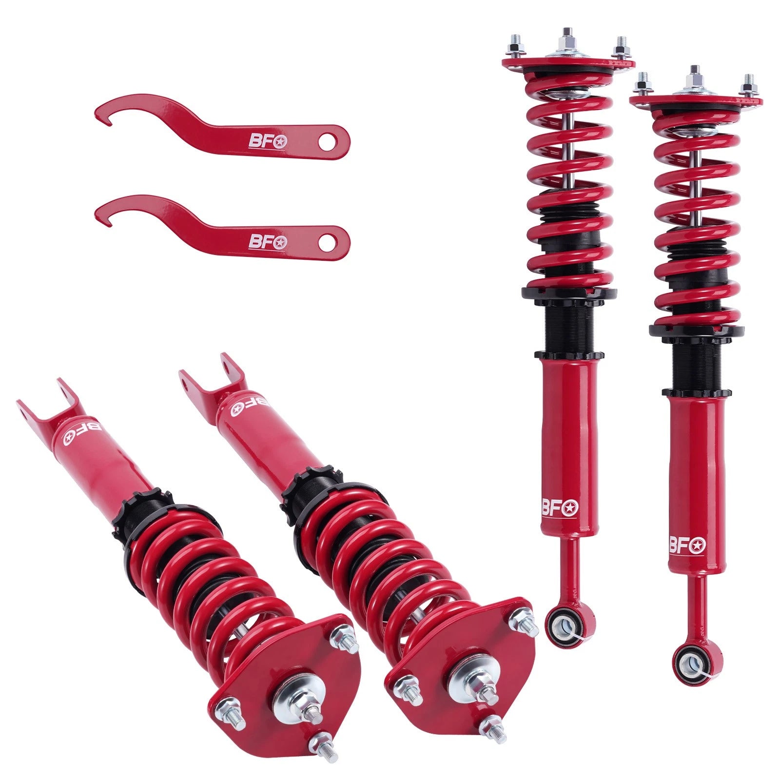 BFO Adjustable Coilovers Struts Lowering Kit for Lexus LS460 (2007–2016) RWD