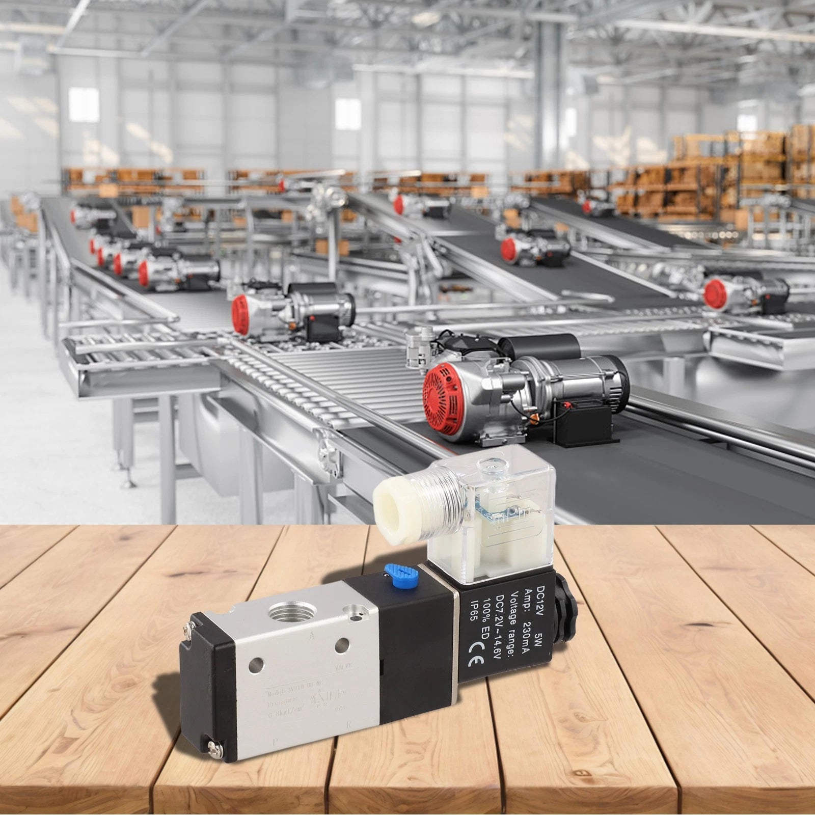 3 Way Solenoid Valve G 1/4 3V210-08 for Various Applications