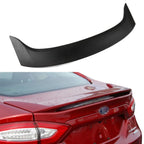 Trunk Spoiler for Ford Fusion (2013–2020) Unpainted Black ABS with Light