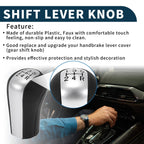 5 Speed Manual Gear Shifter Knob for Toyota Corolla (1992–2013) Faux Leather Black