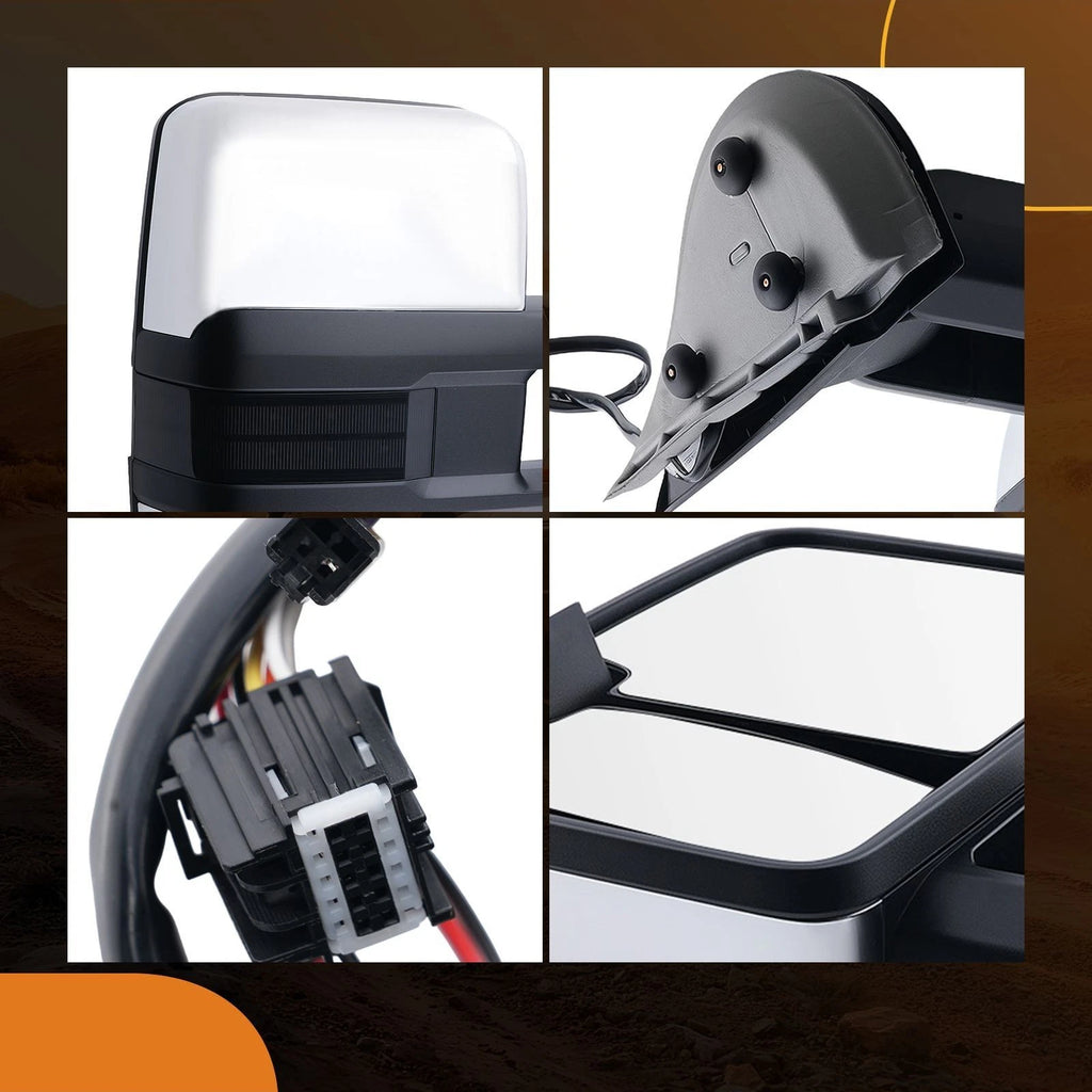 Heated Tow Mirror for Chevy Suburban (2007-2013) Power Signal Lights