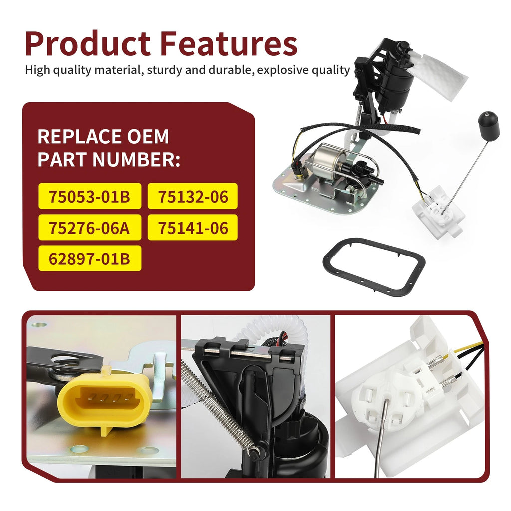 Fuel Pump Assembly for FXSTC Softail Custom, FXSTSI Springer Softail (2006–2007)