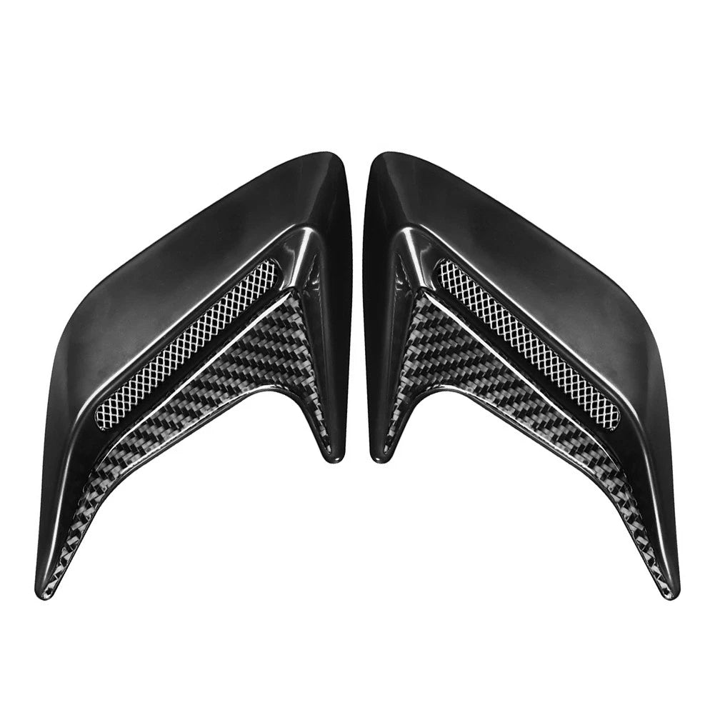 Side Vent Air Flow Fender Intake for Universal Fit Car (Carbon Fiber)