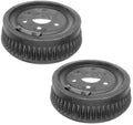 Set of 2 Rear Brake Drums ACDelco Pro for Chevy GMC (11-5/32" x 2-3/4")