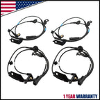 Set of 4 Abs Wheel Speed Sensors for Lancer Outlander (2003–2021)