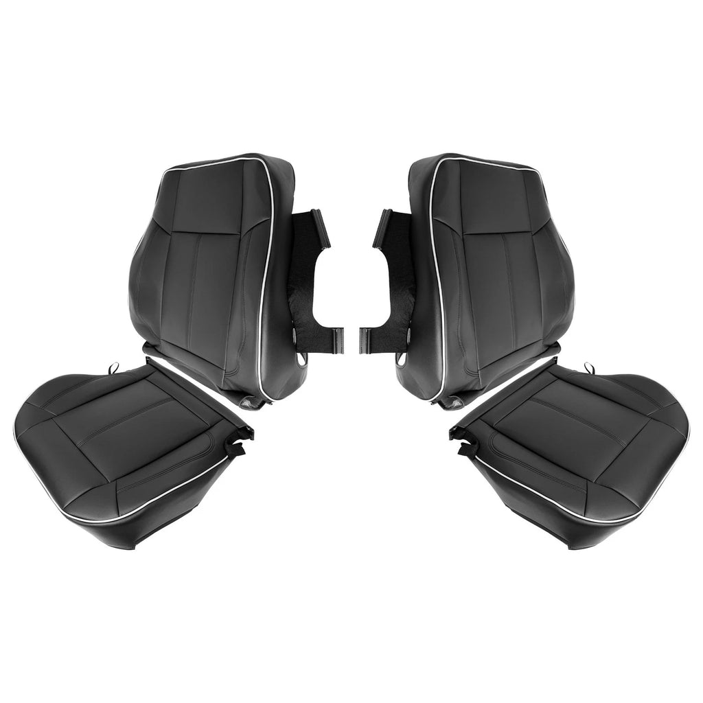 Set of 2 Durable Leather Seat Covers for Hummer H3 (2006-2010)