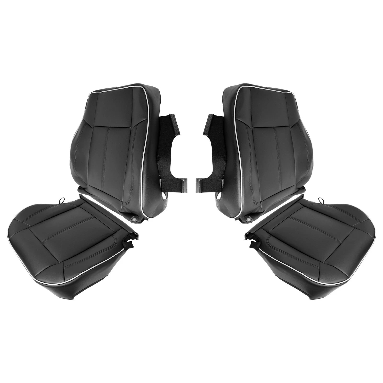 Set of 2 Durable Leather Seat Covers for Hummer H3 (2006-2010)