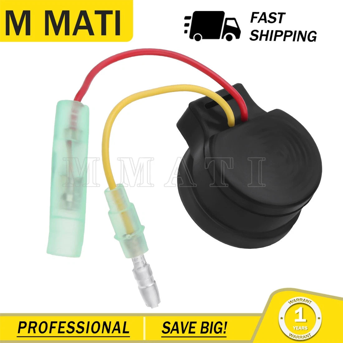 Warning Horn Buzzer Control Box for Yamaha Outboard (703‑83383‑11, 703‑83383‑10‑00)